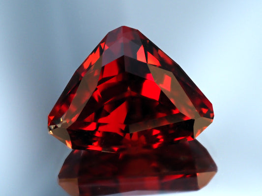 Oregon Sunstone Trillion Cut 24.70ct