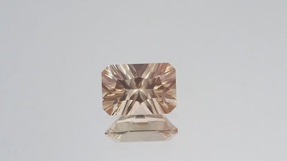Oregon Sunstone Concave Emerald Cut 5.51ct