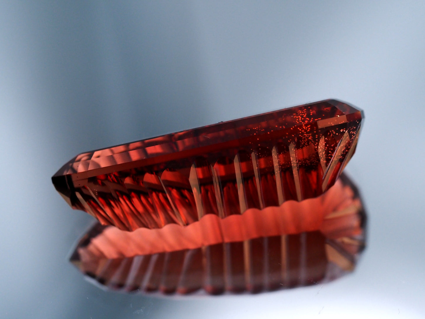 Oregon Sunstone Concave Pear Cut 24.69ct