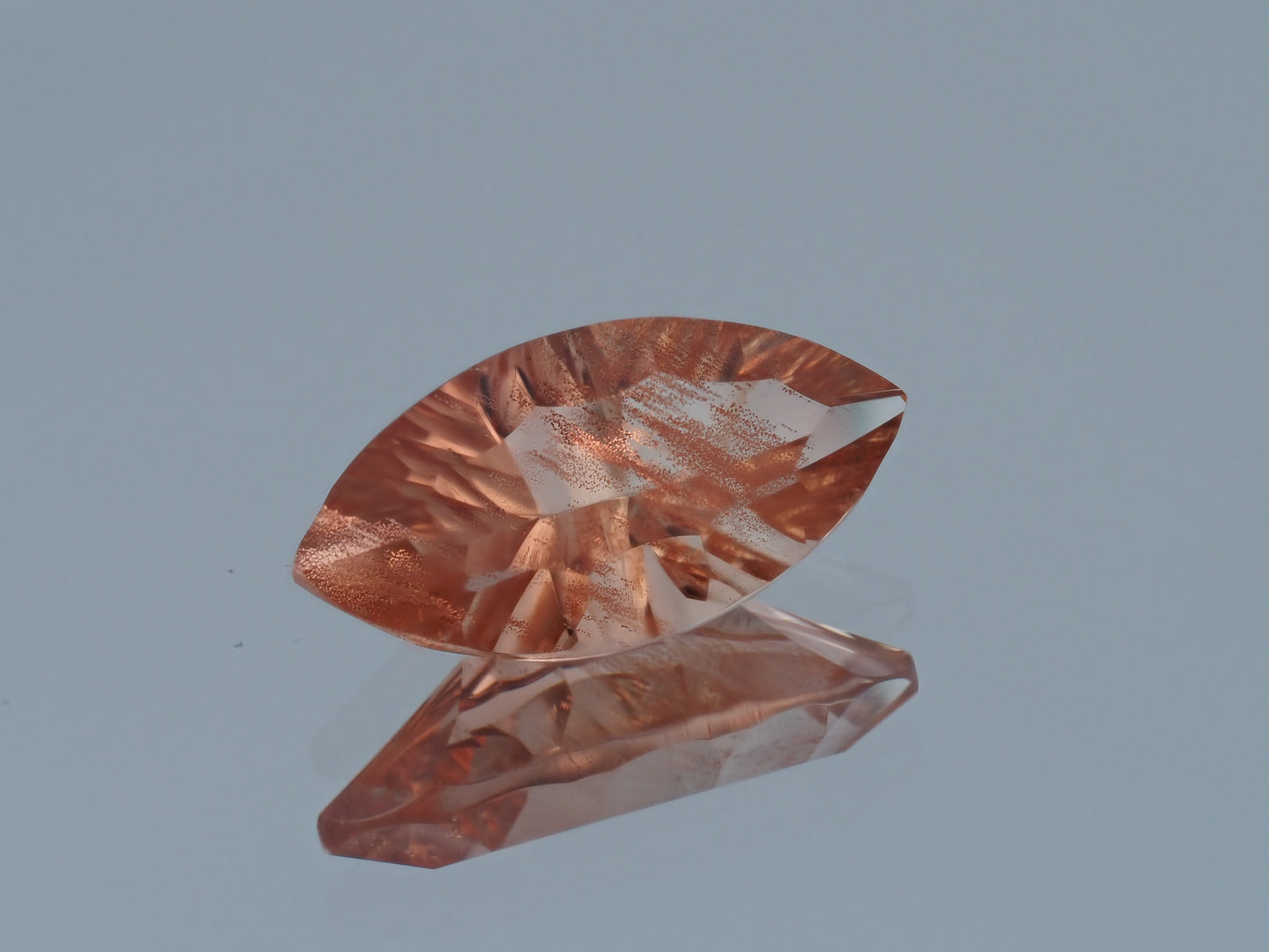 Oregon Sunstone Concave Marquise Cut 4.90ct