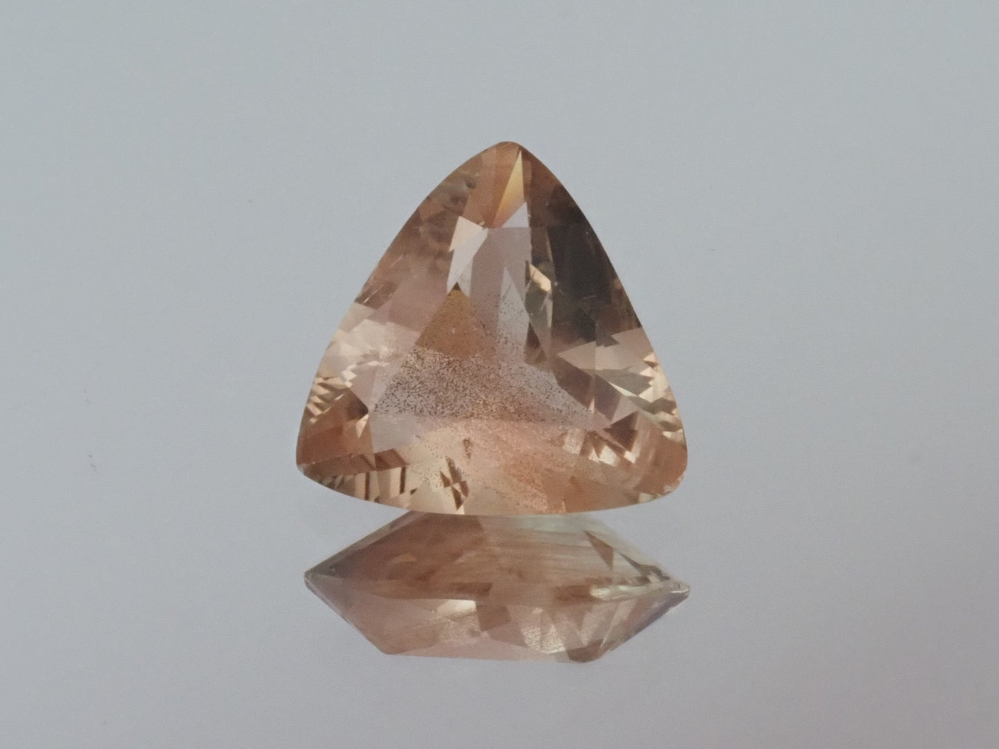 Oregon Sunstone Trillion Cut 4.38ct