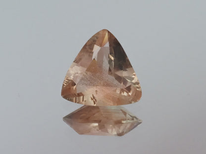 Oregon Sunstone Trillion Cut 4.38ct